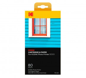 Papel Kodak PHC 4x6 (80 fotos)